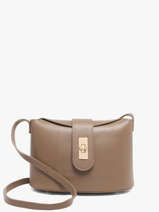 Sac Bandouli�re Caviar Cuir Milano Beige caviar CA26065