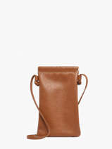 Sac Bandouli�re Caviar Cuir Milano Marron caviar CA26061