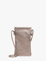 Sac Bandouli�re Nine Cuir Milano Argent nine NI26061