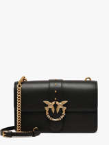 Shoulder Bag Love Bag Icon Leather Pinko Black love bag icon 7070A0F1