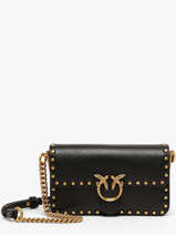 Shoulder Bag Love Bag Icon Leather Pinko Black love bag icon 7345A2JG