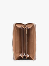 Wallet David jones Beige saffiano P160510B-vue-porte