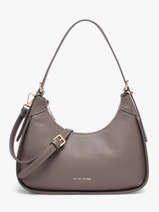 Sac Port� �paule Saffiano David jones Gris saffiano 1