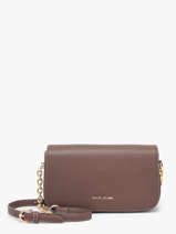 Sac Bandouli�re Saffiano David jones Gris saffiano CM8419