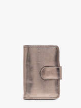 Portefeuille Cuir Paul marius Gris vintage VALENTIN