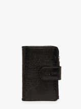 Wallet Leather Paul marius Black eclipse VALENECL