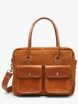Sac Port� Main A4 La Suite Paul marius Marron la suite DANDYSUI