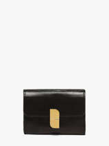 Portefeuille Cuir Nat et nin Noir vintage JOA