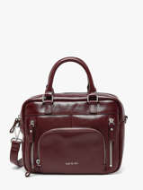 Leather Baby Macy Crossbody Bag Nat et nin Red vintage BABYMACY