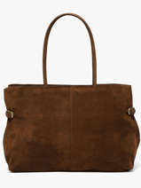 A4 Size Shoulder Bag Vintage Nat et nin Brown vintage PABLO