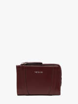 Wallet Leather Vintage Nat et nin Violet vintage ROZA