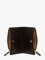 Wallet Vintage Leather Nat et nin Brown vintage SANDY-vue-porte
