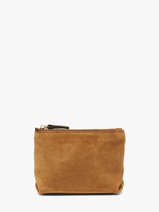 Porte-monnaie Cuir Nat et nin Marron vintage ANY