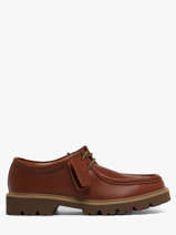 Derby Shoes In Leather Clarks Brown men 26186417
