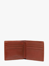 Wallet Leather Hexagona Brown stuart 198472-vue-porte