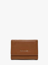 Portefeuille David jones Marron saffiano 2