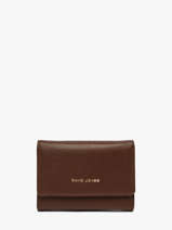 Wallet David jones Brown saffiano 2