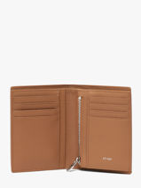 Portefeuille Cuir Le tanneur Marron lucien graine THGR3301-vue-porte