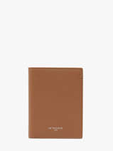 Wallet Leather Le tanneur Brown lucien graine THGR3301