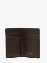 Leather Lucien Card Holder Le tanneur Brown lucien huile THHU3510-vue-porte