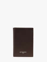 Card Holder Leather Le tanneur Brown lucien huile THHU3510
