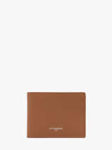 Portefeuille Cuir Le tanneur Marron lucien graine THGR3303