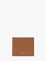 Wallet Leather Le tanneur Brown lucien graine THGR3350