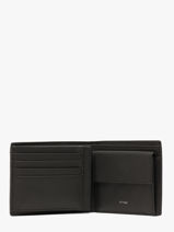 Portefeuille Cuir Le tanneur Noir lucien graine THGR3350-vue-porte