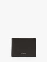 Wallet Leather Le tanneur Black lucien graine THGR3314