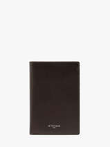 Portefeuille Cuir Le tanneur Marron lucien huile THHU3311