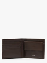 Leather Lucien Wallet Le tanneur Brown lucien huile THHU3350-vue-porte