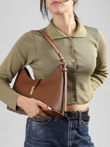 Shoulder Bag Mae Hexagona Brown mae 5620322-vue-porte