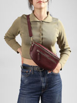 Belt Bag Leather Milano Brown caviar CA23111O-vue-porte