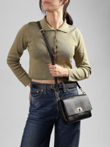 Shoulder Bag Caviar Leather Milano Black caviar CA24061O-vue-porte