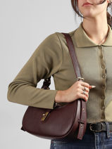 Hobo Caviar Leather Milano Brown caviar CA26069-vue-porte