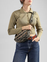 Sac Banane Mandoline Vert leopard 6244-vue-porte