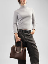 Satchel Grained Gallantry Brown grained 1-vue-porte