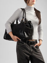 Sac Port� �paule A4 Lace Gallantry Bleu lace 3-vue-porte