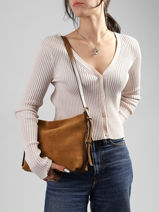 Shoulder Bag Vintage Nat et nin Brown vintage MIMOREEN-vue-porte
