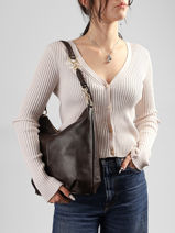 Shoulder Bag Vintage Leather Nat et nin Brown vintage SORA-vue-porte
