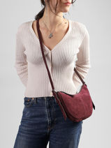 Crossbody Bag Vintage Nat et nin Red vintage MINRODEO-vue-porte