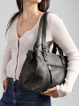 Sac Port� �paule Gracieuse Hexagona Noir gracieuse 315292-vue-porte