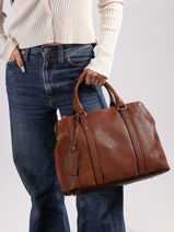Satchel Toscane Hexagona Brown toscane 579738-vue-porte