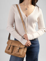 Sac Bandouli�re Toscane Hexagona Beige toscane 579732-vue-porte