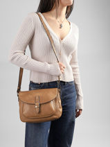 Crossbody Bag Toscane Hexagona Beige toscane 579734-vue-porte
