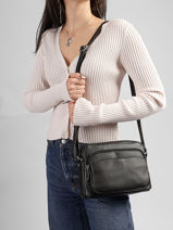 Sac Bandouli�re Confort Cuir Hexagona Noir confort 466600-vue-porte