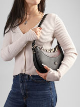 Shoulder Bag Zoe Hexagona Black zoe 2320319-vue-porte