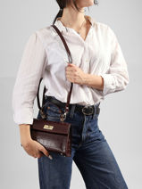 Crossbody Bag Milano Brown cocco balo CB25116-vue-porte
