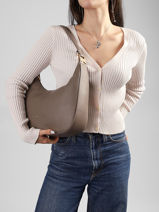 Sac Port� �paule Dune David jones Gris dune CM8625-vue-porte