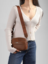 Sac Bandouli�re Dune David jones Marron dune 1-vue-porte
